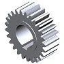 Roues cylindriques en acier 16 MnCr5 - Nozag - Trempées, denture rectifiée et classe de qualité 7e 25_0