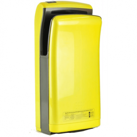 Sèche-mains Vitech automatique - Double jet d'air jaune 1200-1800W - Séchage rapide en moins de 6 secondes_0