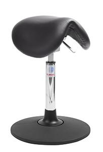 Tabouret selle ergonomique - Dalton Flexmatic Sway - Imitation cuir noir - Marque Rolléco_0