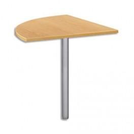 SIMMOB ANGLE DE LIAISON 90 HÊTRE POUR GAMME PIEDS METAL 80 X 2,5 X 80 CM