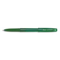 STYLO BILLE SUPER GRIP G POINTE FINE ENCORE VERTE - LOT DE 15