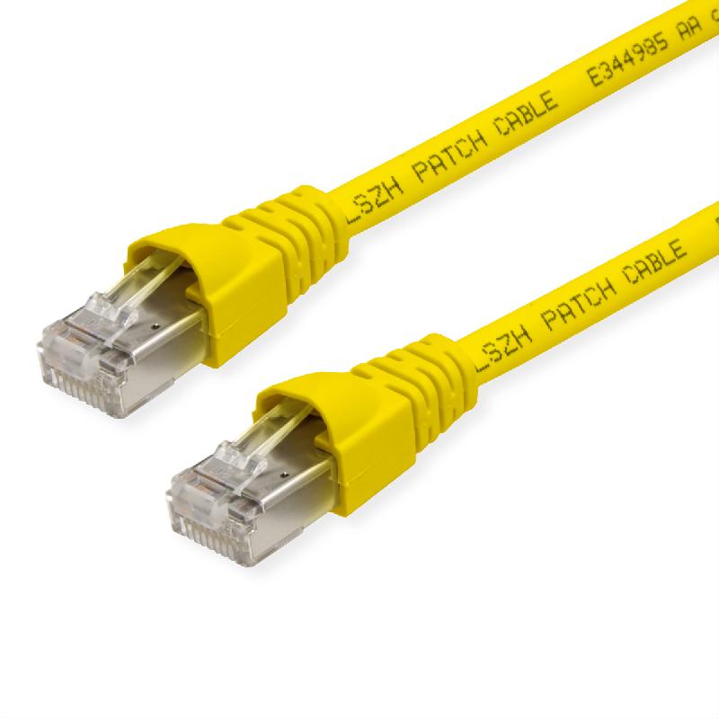 Telegärtner cordon s/ftp, cat.6a, lsoh, jaune, 5 m_0