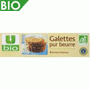 U BIO GALETTES PUR BEURRE PAQUET 125 G_0