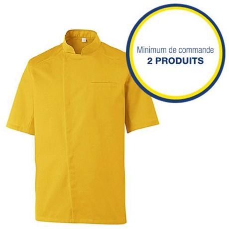VESTE DE CUISINE HOMME JAUNE MIKASI T.L