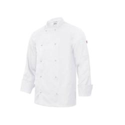 Veste de cuisine manches longues avec boutons pression VELILLA blanc T.62 Velilla - 62 blanc polyester 8435011421315_0