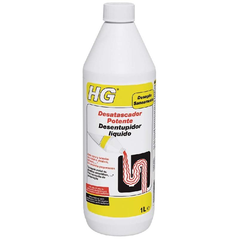 HG 139100130 - Déboucheur tuyaux professionnel 1L - puissant et prêt à l'emploi_0