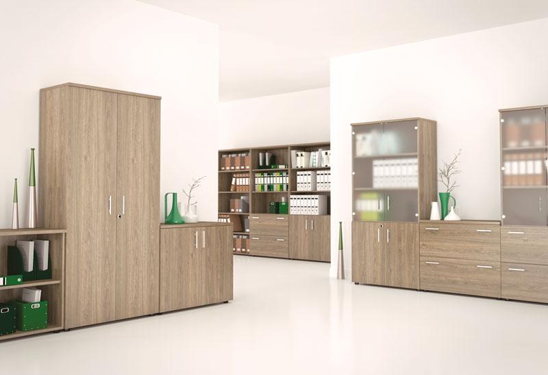Armoire de bureau Bois - armoire-mi-haute_0