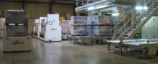 Automatisation de fin de ligne - Chariots autoguidés (AGV) Egemin Automation pour flux répétitifs_0