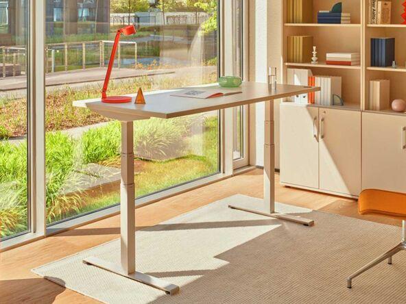 Bureau individuel Drive avec réglage en hauteur électrique monomoteur_0