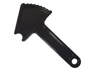 Cales de pose noires pour poteaux à encoches - sachet x10_0