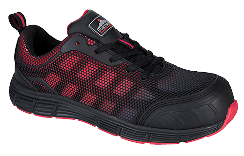 Chaussure basse portwest compositelite ogwen s1p noir rouge ft35, 45_0