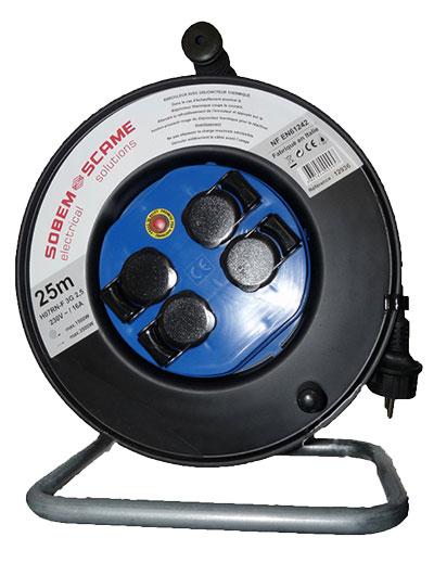 Enrouleur de câble professionnel robuste, compact, ergonomique sur-mesure - 4PC  - SOBEM SCAME SÉRIE ROLPRO_0