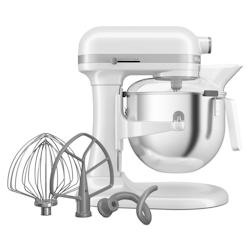 KitchenAid Robot de cuisine 5KSM70JPXEWH, 6.6 L, 11 vitesses, avec 4 accessoires, blanc - blanc multi-matériau 48279_0