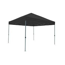 METRO Professional Pavillon / Tente pliable de restauration Thagpi EASY, acier/ polyester, 3 x 3 M, hauteur réglable, hydrofuge, noir - noir acier 43_0