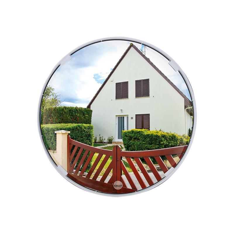 Miroir multi-usages VIALUX® - cadre blanc - ref : 514 - intérieur/extérieur - optique Polymir® ou P.A.S®_0