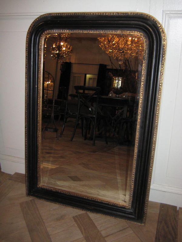 MIROIR RECTANGULAIRE ET VERRE BISEAUTé