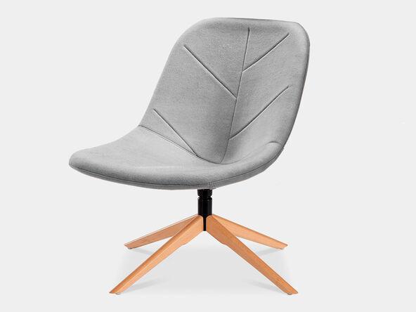 Fauteuil Mogly pieds bois pour espace lounge et détente_0