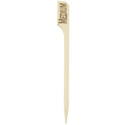 Packnwood FHC - 1 000Pcs - Pique à steak bambou Teppo Gushi, inscription Medium (à point)   H90mm - Bambou 210BBMED9_0