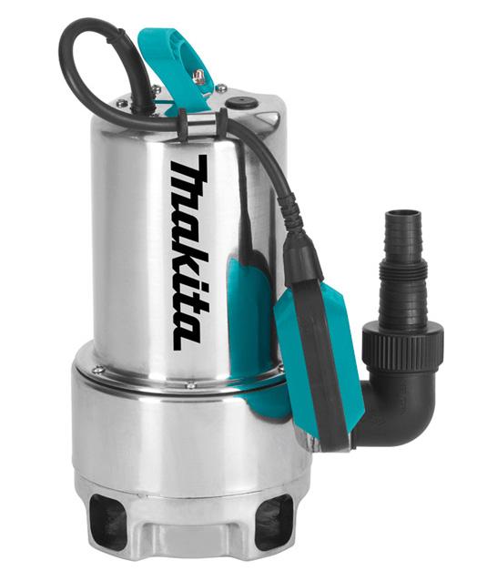 Pompe vide-cave à eau chargée 550w inox - MAKITA - pf0610 - 773830_0