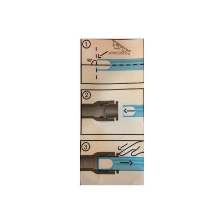 Pré-filtre charbon actif KDF Zn - A0200 KDF 1/4 avec connecteurs rapides pour osmose inverse et frigo américain_0