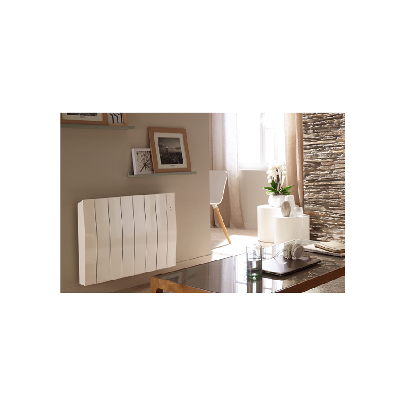 RADIATEUR GALAPAGOS PILOTAGE INTELLIGENT CONNECTÉ HORIZONTAL 1250W BLANC 500612