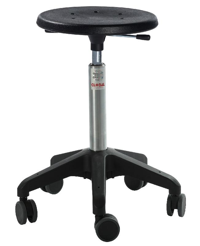 Tabouret de bureau professionnel Sigma Octopus - roulettes Ø50 mm - mousse polyuréthane résistante_0