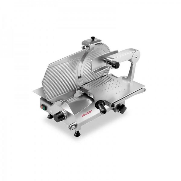 Trancheuse verticale professionnelle Delcoupe 300 BETA BS - Lame 30 cm - Pour charcuteries et jambons_0