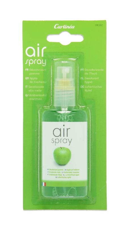 Désodorisant spray de poche Carlinéa - Pomme - 75 ml - Usage voiture, bureau, maison_0