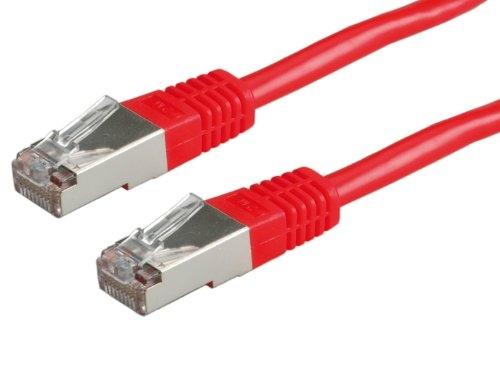 ROLINE Patch-Kabel - 5 m - Rouge - Doublement blindé RJ45 - Cat5e_0