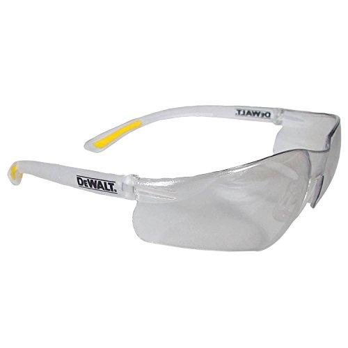 Lunettes de protection DEWALT DPG52-9D EU - branches et nez en caoutchouc - verres intérieur/extérieur_0