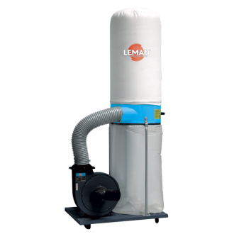 Aspirateur industriel à copeaux 150L triphasé - Modèle 152T avec hélice en acier riveté_0