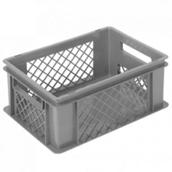 Bac norme Europe - fond plein - parois ajourées - 400 x 300 mm - Hauteur 170 mm - Marque Rolléco_0