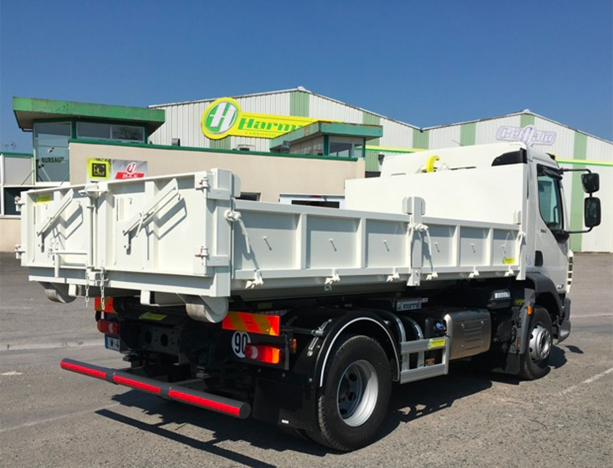 Bras hydraulique de levage pour camion Marrel AL10 + caisson transporteur_0
