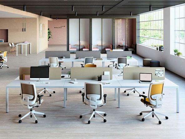 Bureau bench 6 personnes design contemporain_0