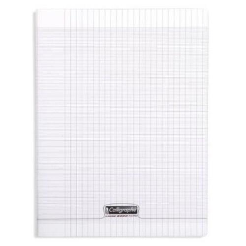 Calligraphe Lot de 4 Cahier Ligne 8000 24x32, 192p./96 feuilles 90 g/m² piquées, couv. PP incolore, Séyès - 3210330183909_0
