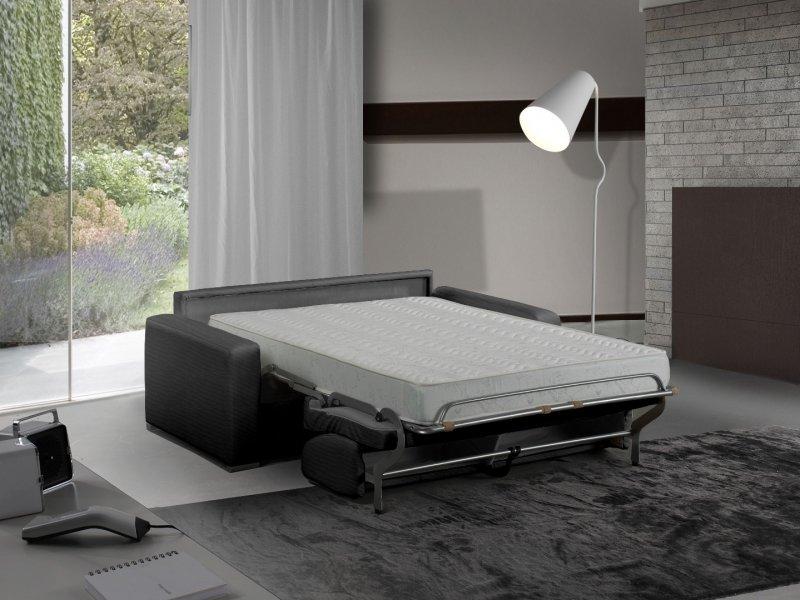 CANAPÉ LIT 3 PLACES MASTER CONVERTIBLE EXPRESS 140 CM TWEED CROSS NOIR MATELAS 18 CM INCLUS_0