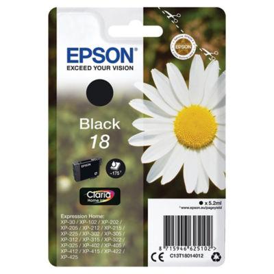 Cartouche d'encre Epson 18 noire pour imprimantes jet d'encre_0
