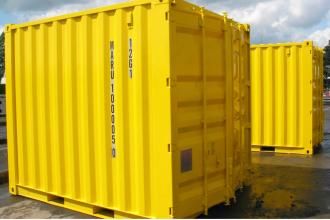 Conteneur maritime - Stockage et transport jusqu'à 30 tonnes - Résistant et superposable_0