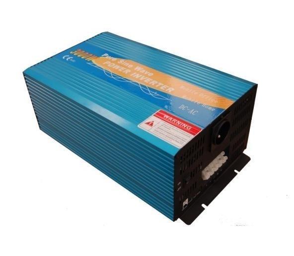 Convertisseur de tension 24V/230V 3000W pur sinus F.Tech - idéal pour véhicules, camping-cars, bateaux et systèmes solaires_0