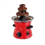 Dom335 - Fontaine à chocolat électrique - Rouge et noir - 300 ml - 80W - Contrôle électronique de la température_0