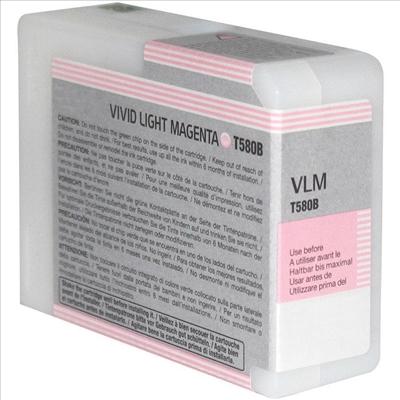 Epson - Cartouche d'encre pigmentaire vivid light magenta pour traceurs Stylus Pro 3800/3880 - 80ml_0