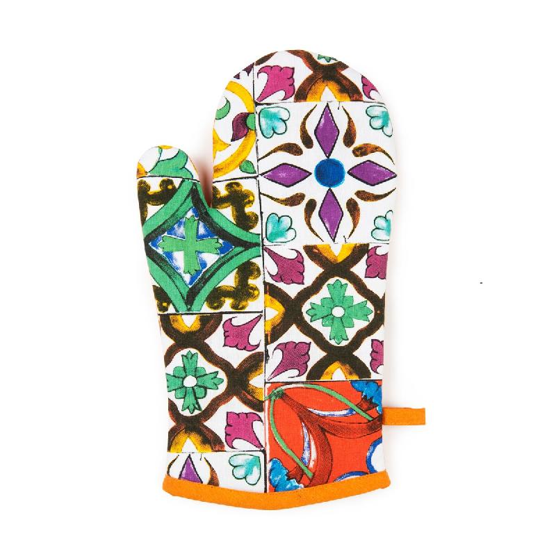 Excelsa gant de four Lisbona coton 32x18 cm multicolore - multicolore textile 65875_0