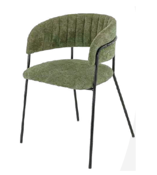 Fauteuils en métal et tapissés - Rene_0