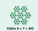Filet de câble en acier - webnet de jakob inox line en câble inox 6 x 7 + wc_0