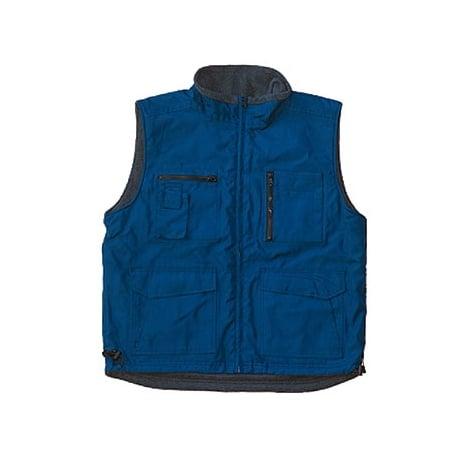 Gilet bleu CARISTE - 100 % polyester - doublé polaire - COVERGUARD | 5CARB_0