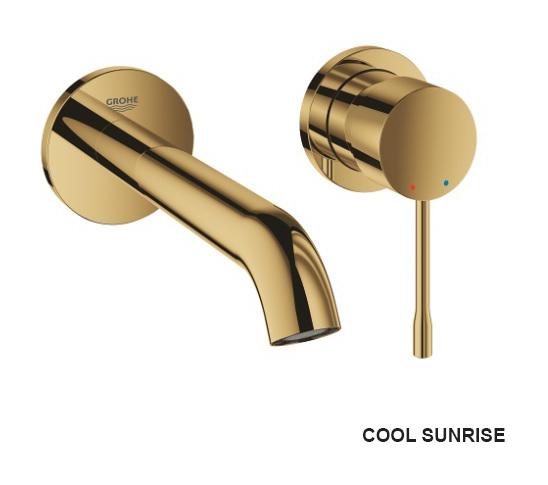 Grohe Façade Mitigeur mural lavabo Essence - Taille M - Chromé | Leroy Merlin