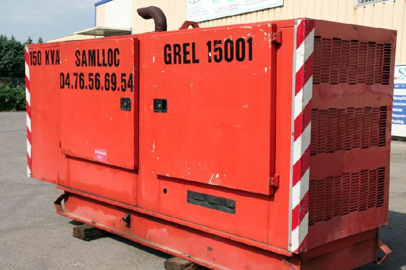 Groupe électrogène industriel 150 kVA - moteur RENAULT diesel - 120 kW de puissance_0