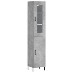 Helloshop26 - Buffet bahut commode armoire meuble de rangement organisateur cuisine salle de séjour salon haut 34,5 x 34 x 180 cm 02_0034322 - 300021_0