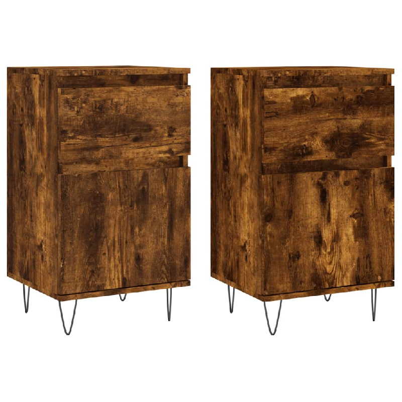 Helloshop26 - Buffet bahut commode armoire meuble de rangement organisateur cuisine salle de séjour salons lot de 2 40 x 35 x 70 cm 02_0036730 - 3000_0
