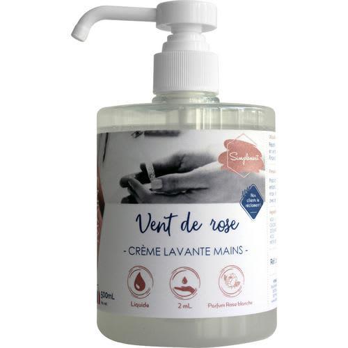 Flacon poussoir 500ml crème lavante pour les mains parfum neutre_0